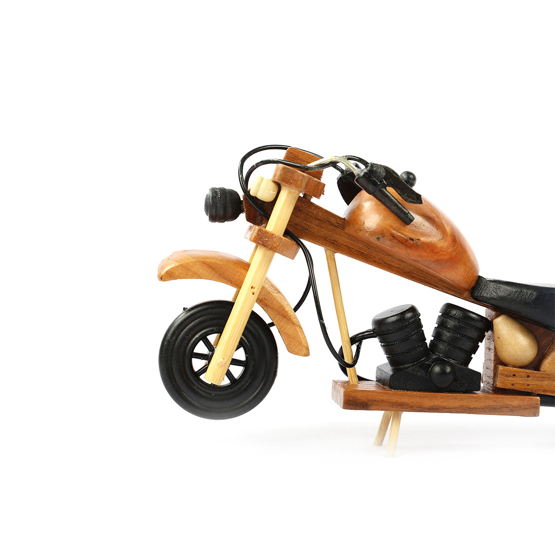 WOODEN MOTOR CYCLE 8INCH | B.99940140 (OS-OO-ON-TX)