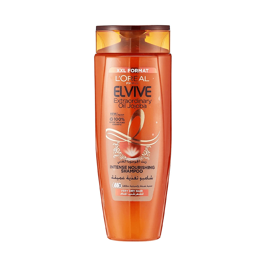 LOreal Paris Elvive Extraordinary Jojoba Oil Intense Nourishing Shampoo - 600ml | B.3610340020025 (ONH-ONR-ONI)