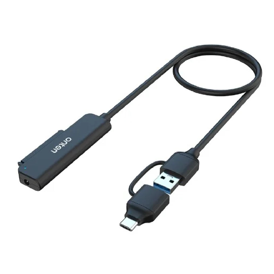 Onten 2 in 1 USB-C/USB 3.0 to SATA Adapter with Power Supply OTN-UCA311 (FU/FD/GT)