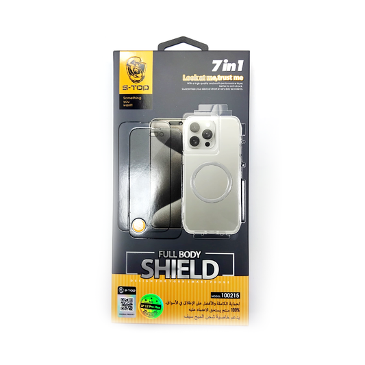 S-TOP-100215 7 in 1 Full Protection Bundle | IPhone 12 Pro Max (LP/UT/BT)