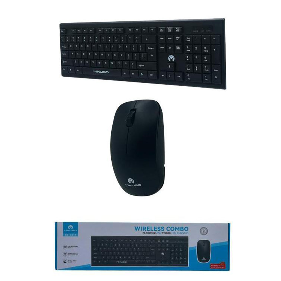 Mikuso Wireless Keyboard and Mouse Combo