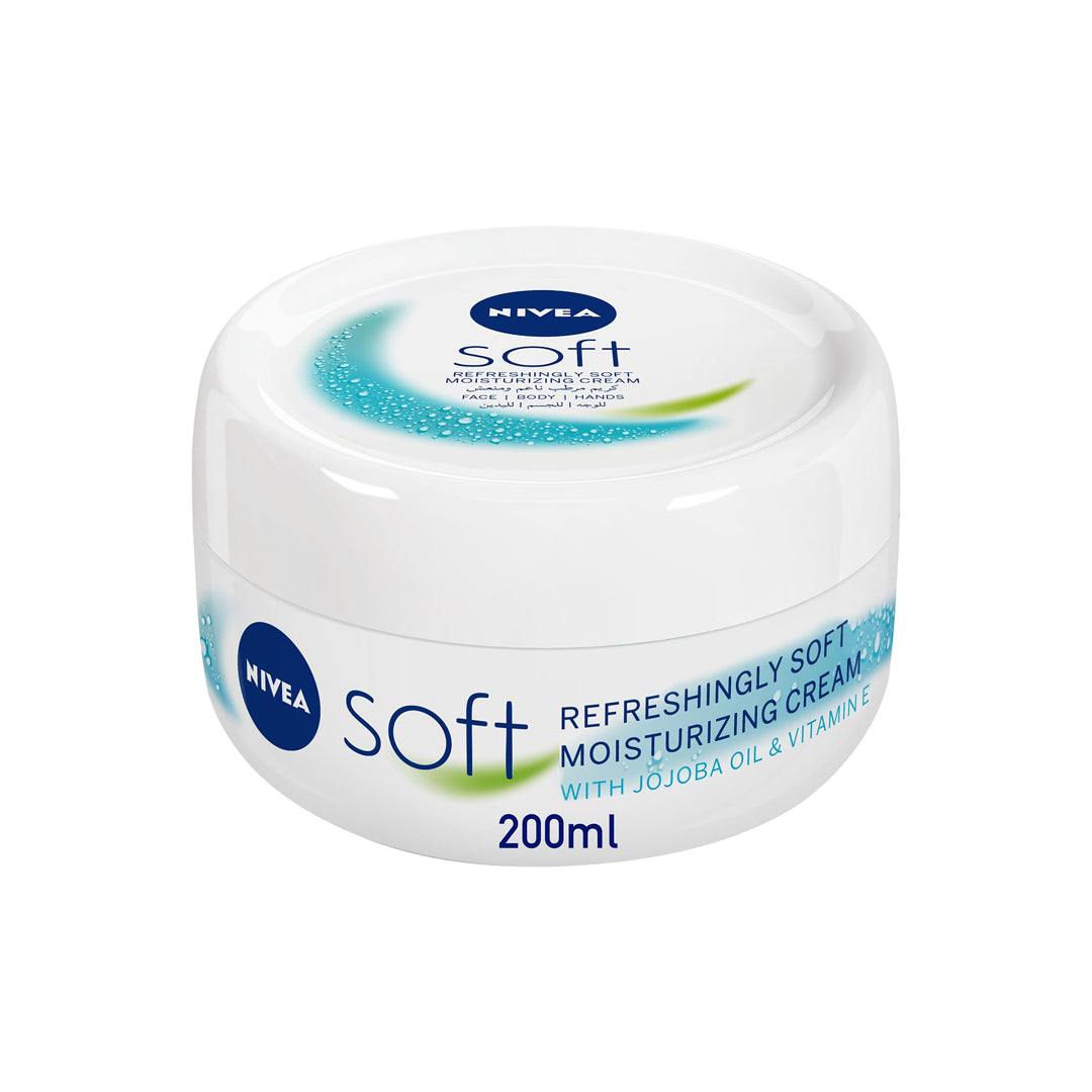 NIVEA Moisturising Cream, Soft Refreshing, Jar 200ml | B.20044927 (OMA/OIO/OIH)