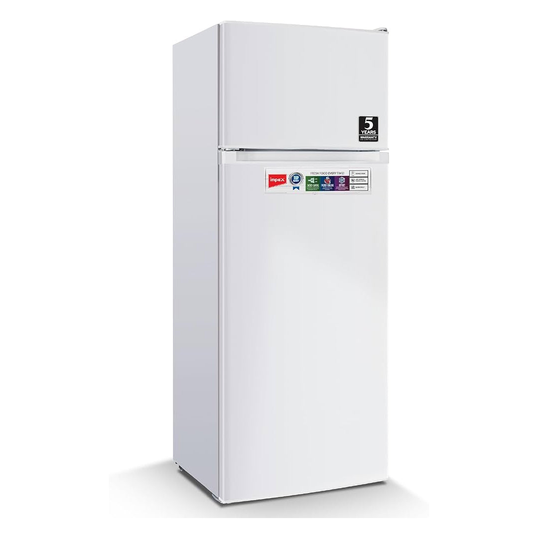 Impex Direct Cool Double Door Refrigerator 230 Liter 7.27 Cu.Ft, Freezer, Fast Cooling Fridge, Energy Efficient And Silent Operation,2 Years Product And 5 Years Compressor Warranty-IRF 220 | B.99946241 (IHS-IAH-IMS-TX)