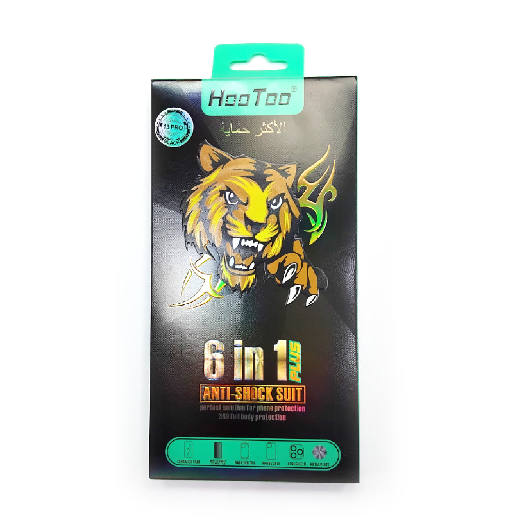 HOOTOO | 6 in 1 Full Protection Package | IPhone 13 Pro (LP/UP/BV)