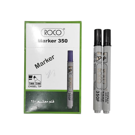 ROCO Marker 350 Black 12 PCS | B.4970129182030 (OI-NS-NN)
