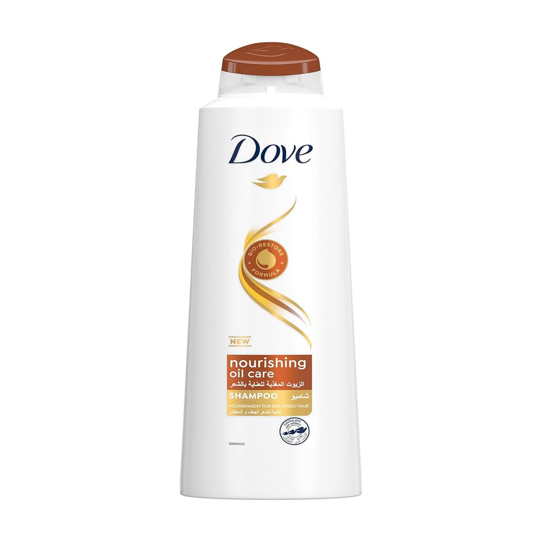 DOVE Shampoo for frizzy and dry hair, Nourishing Oil Care, for up to 100% smoother hair, 600ml | B.6281006423589 (OMS-OMH-OIS (NSH-TX))