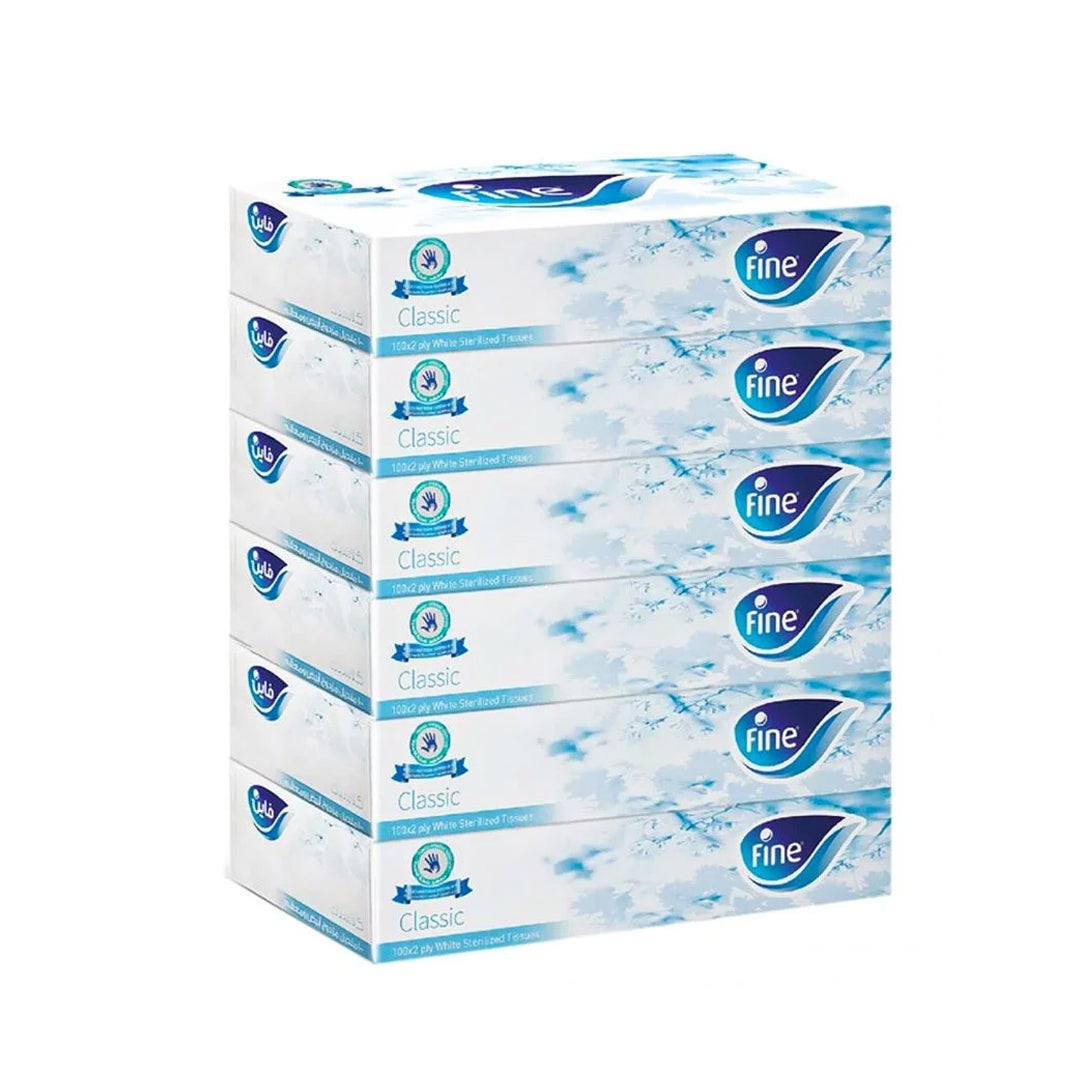 Fine Tissues, boxes of 80 tissues, 6 boxes | B.20048416 (RC/RR/MO-TX)