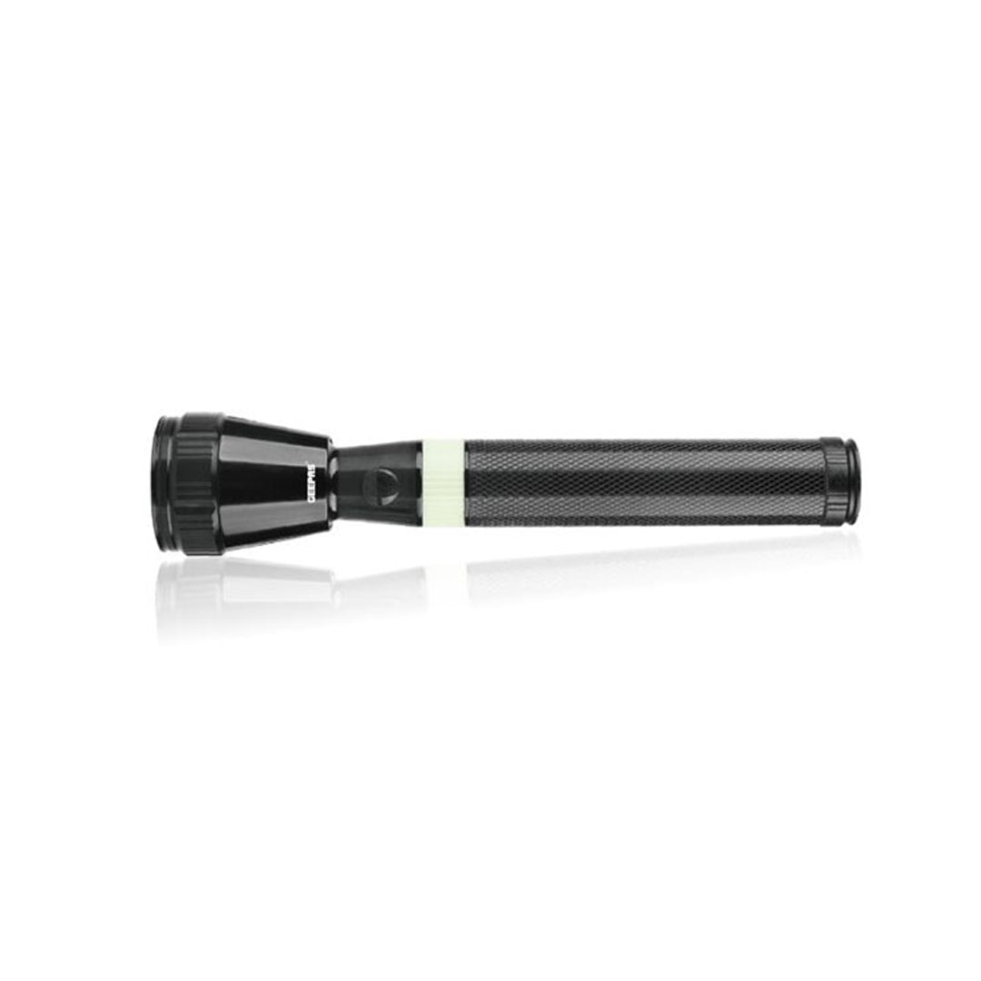 Geepas Rechargeable LED Flashlight GFL51030N 21cm | B.6294015520026 (EM/CO/CH-TX)