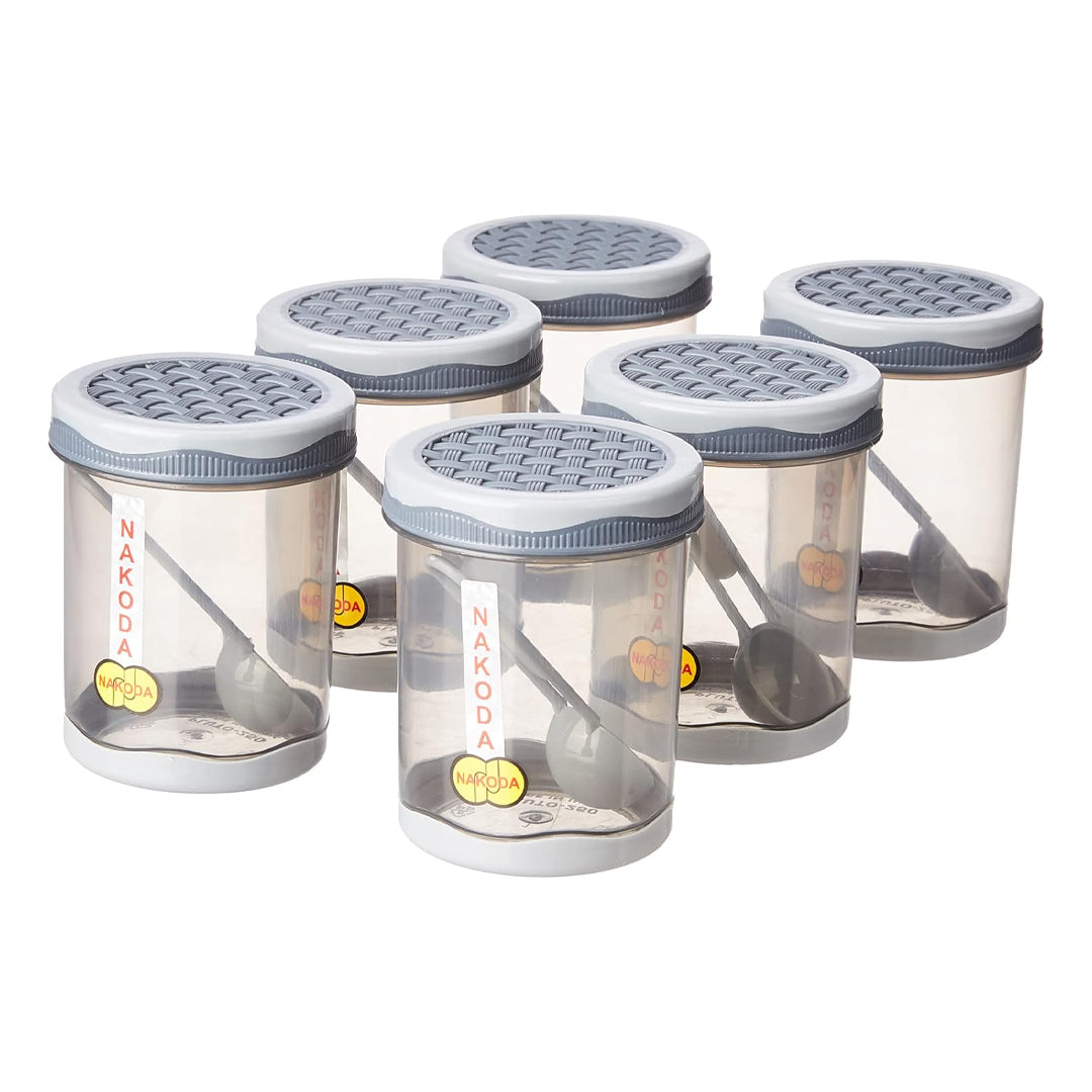 Nakoda Pluto Storage Container 6-Pieces Set, 250 ml Capacity | B.8904073810851 (SM-SI-OS-TX)