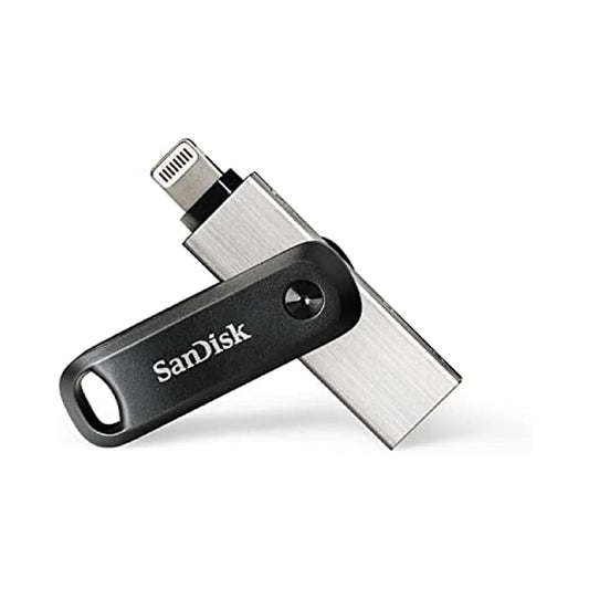 SanDisk iXpand Flash Drive Go 128GB - USB3.0 + Lightning - for iPhone and iPad