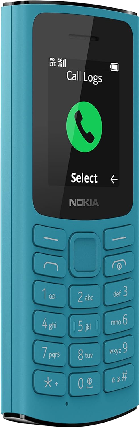 Nokia 105 4G Feature Phone Dual Sim, RAM 48 Mb, Rom 128 Mb