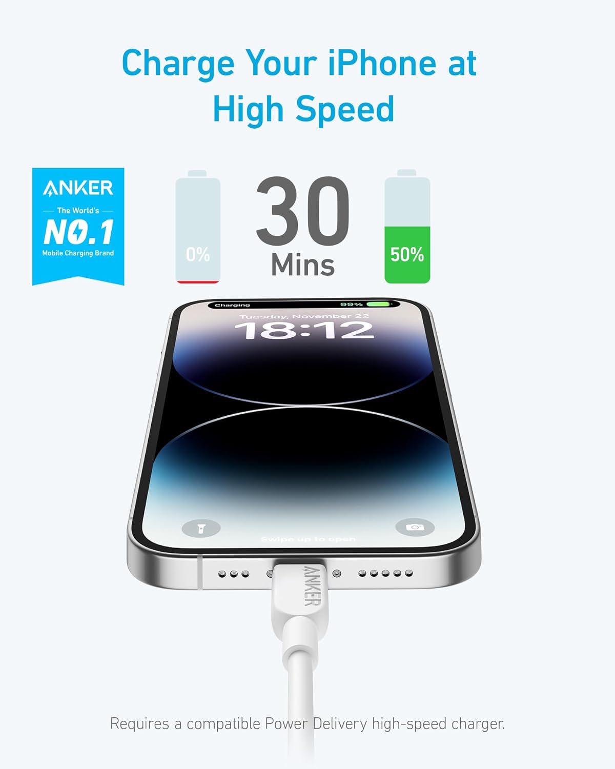 ANKER CABLE PD IPHONE 1.8M ACN-410