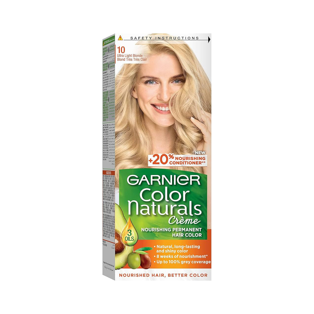Garnier Color Naturals 10 Ultra Light Blonde Haircolor | B.120044885 (OCH/OHS/OHH-TX)