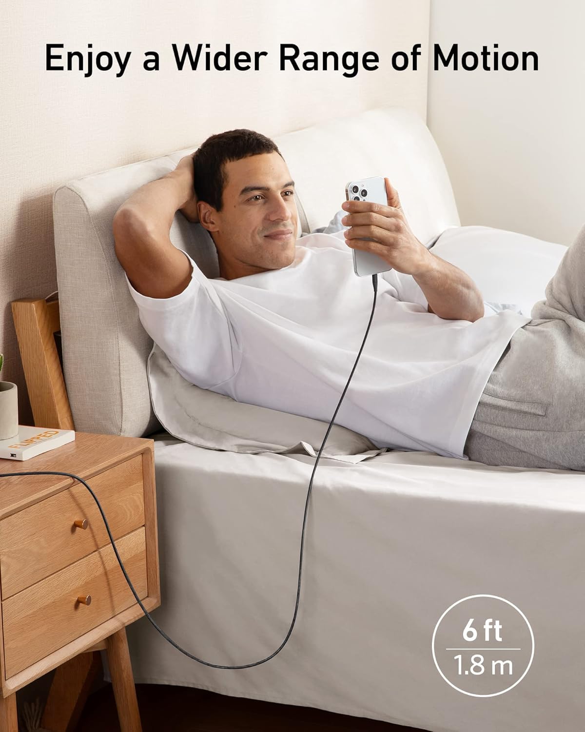 ANKER USB TO LIGHTNING CABLE 6FT/1.8M
