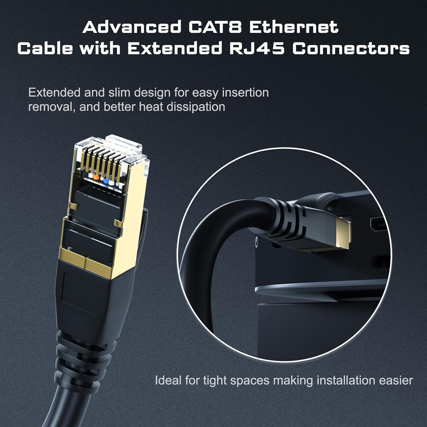 Cat8 Ethernet Cable 1.5M