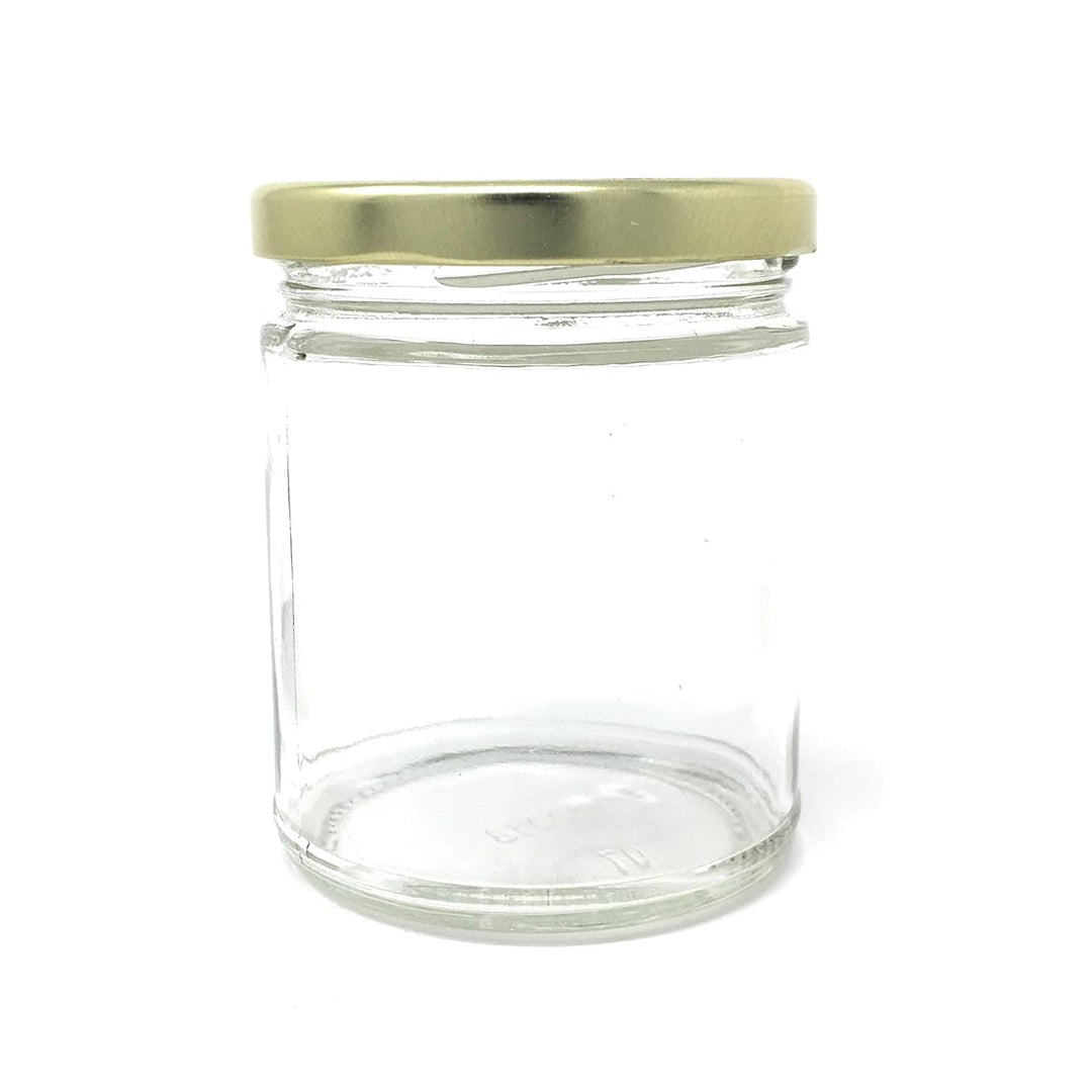 Glass Jar with GOLD LID 212 ML | B.20046793 (OI-NO-NE)