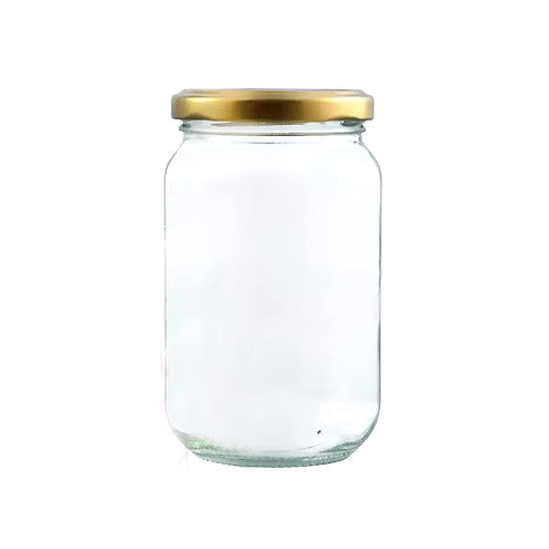 Glass Jar with GOLD LID 370 ML | B.20046797 (NA-NM-ES)