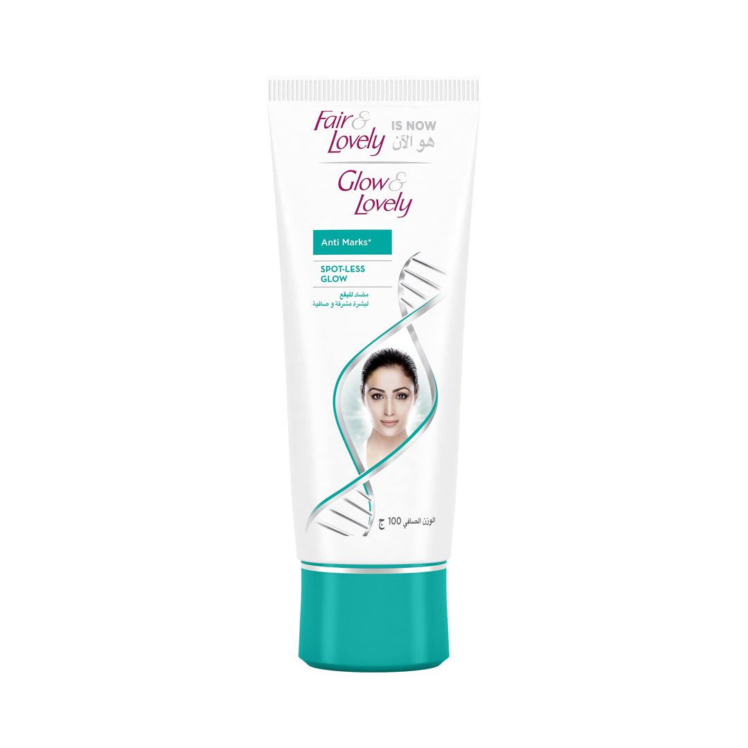 Glow & Lovely Formerly Fair & Lovely Face Cream With Vita Glow Anti Marks For Glowing Skin 100G | B.20044598 (NOM/NNC/NEC-TX)