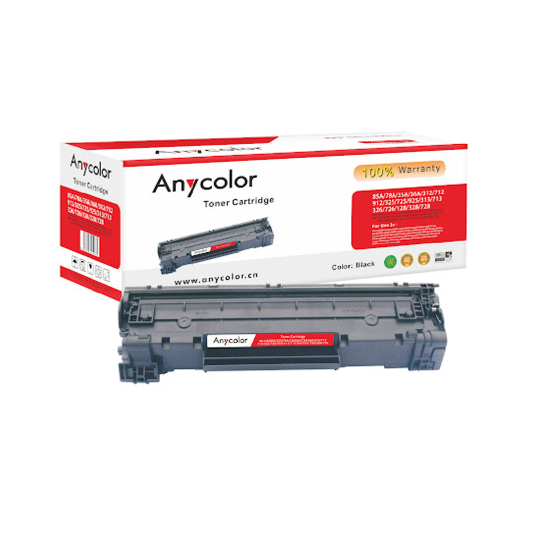 Anycolor toner Cartridge - Black - 85A/78A/35A/36A/312/712/912/325/725/925/313/713/326/726/128/328/728 (NG/ES/CI)