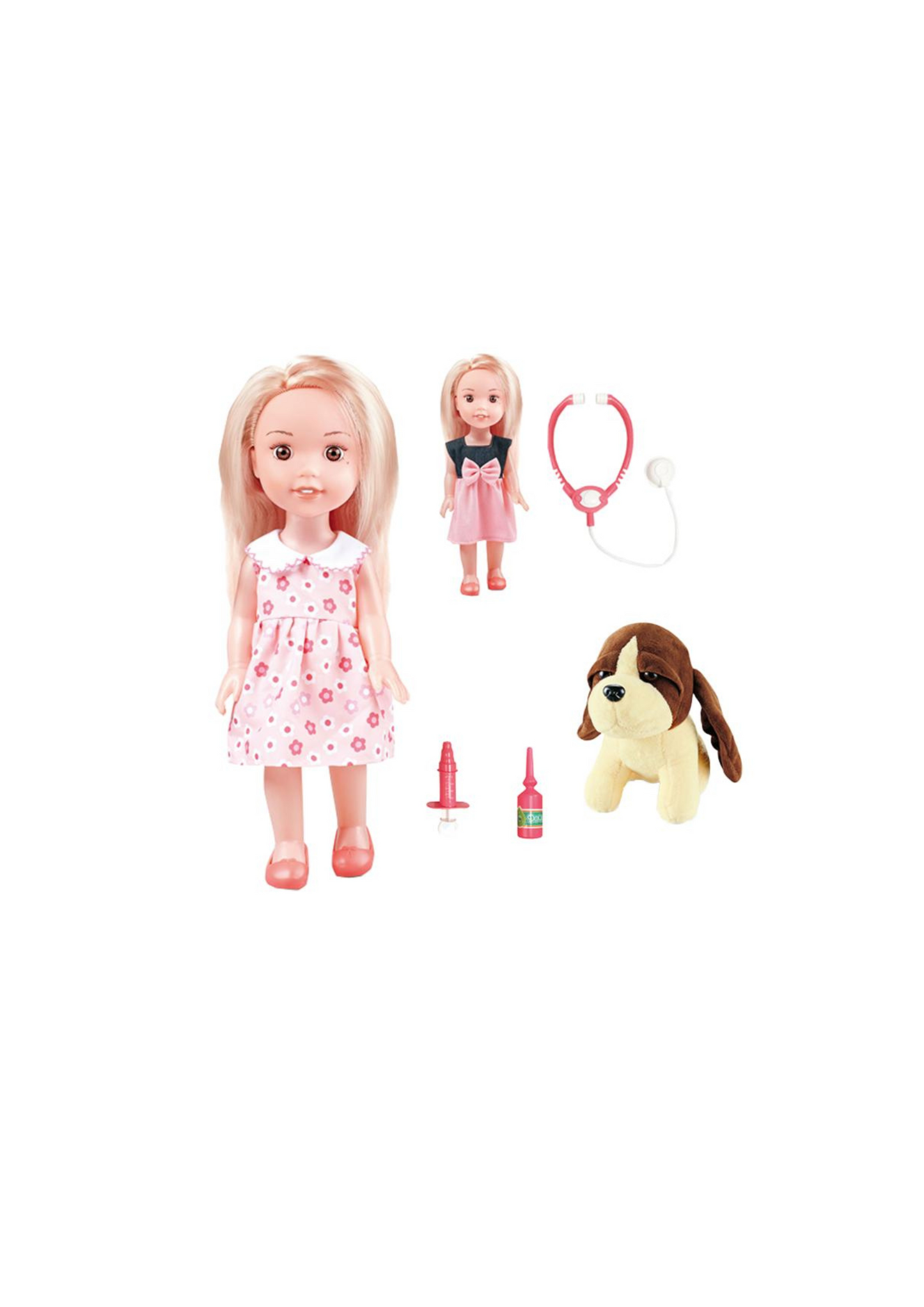 BABY DOLL WITH DOG BOX 4762 CS-CN-CH-TX 4147-3