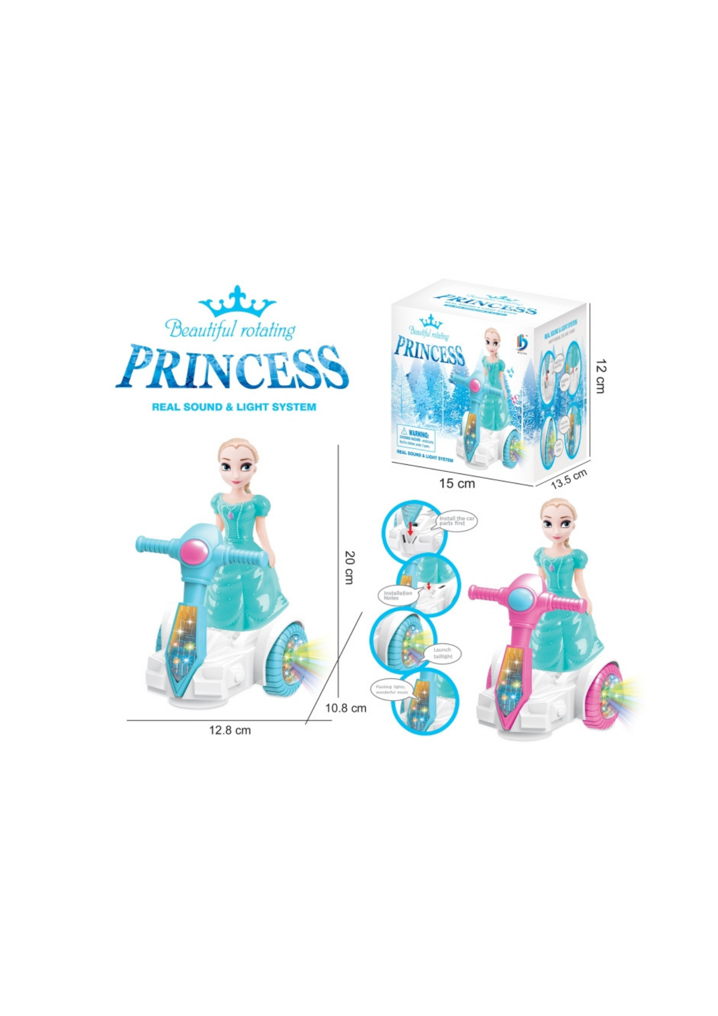 PRINCESS 3D BIKE 8899-92 2324 OES-OEH-OCS-TX 4141-3