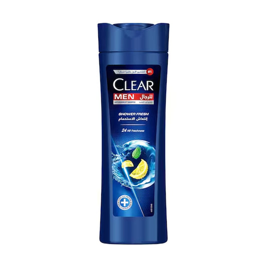 Clear Shampoo For Men, Anti Dandruff Shampoo, Shower Fresh, 24 Hr Freshness, 350ml | B.20040324 (ONH-OES-OEH)