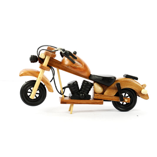 WOODEN MOTOR CYCLE 8INCH  | B.99940140 (OS-OO-ON-TX)
