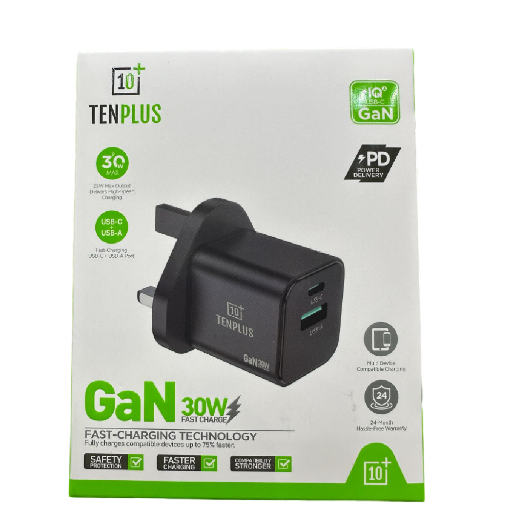 Tenplus 30W PD+QC3.0 Charger T3507 (XU/FV/GT)