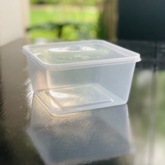 Hot Pack Plastic Container Square with lid 2L 50PCS | B.20049488 (OOS-OOH-ONS-TX)