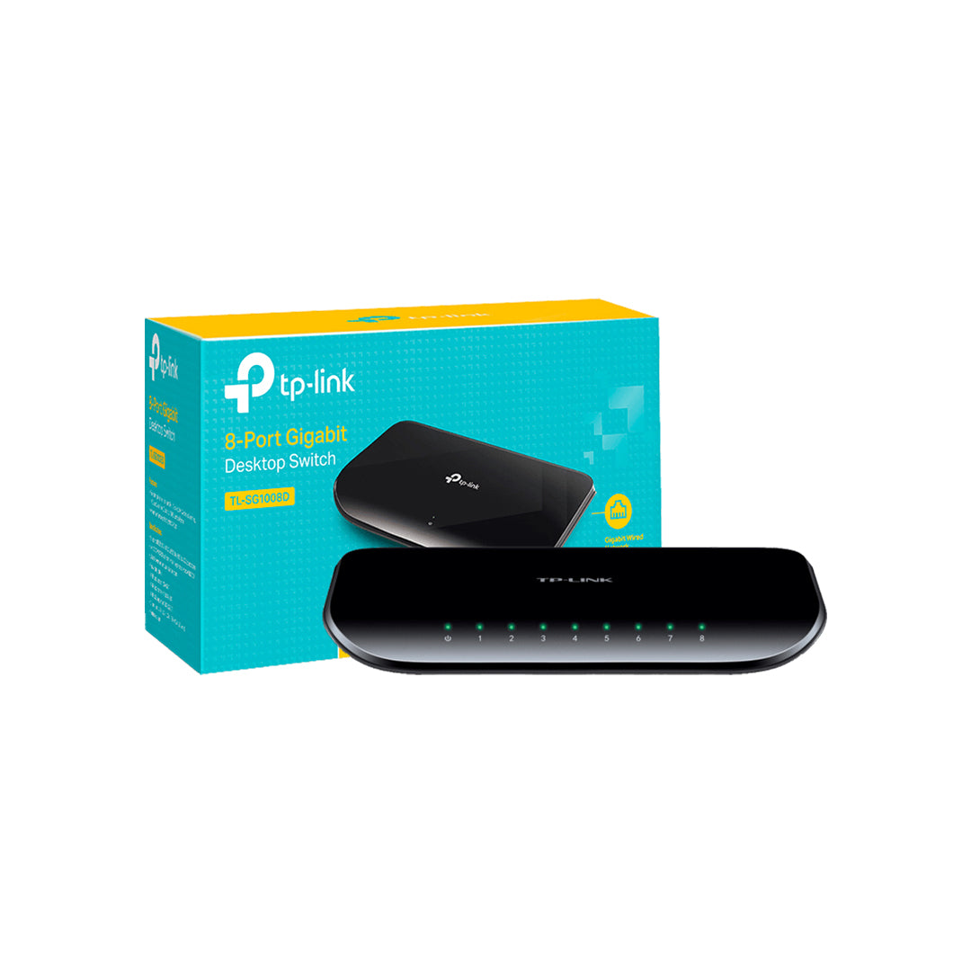 TP-LINK 8 Port Gigabit Desktop Switch - TL-SG1008D