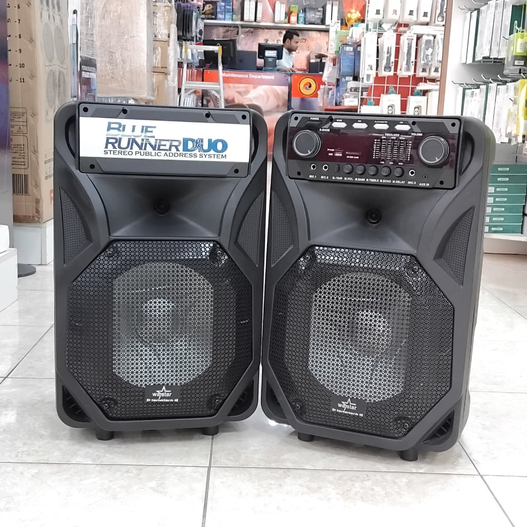 Wastar Dual Professional Loud Speaker (GGB/GTV/DGF)