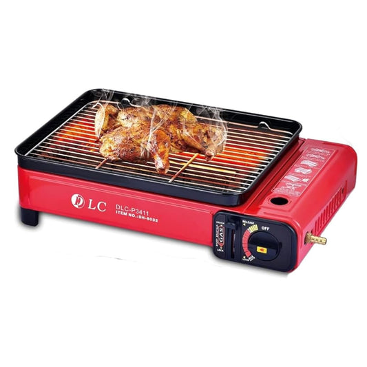 DLC-P3411 PORTABLE CAMPING GAS SINGLE BURNER STOVE PICNICS BBQ, Barbecue Grill Stove | B.4897103872322 (OOH-ONS-ONH)