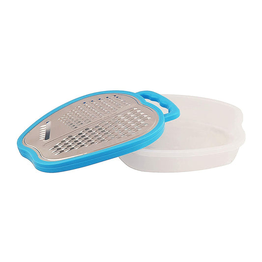 3 in 1 Grater Vegetables & Fruits Grater Slicer Peeler Kitchen Tool with Container Box | B.99835033 (AR-RS-RE)