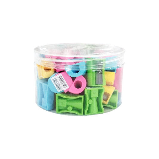 Deli Neon Pencil Sharpener 4Colours 48 PCS | B.6935205325631 (OH-OA-OR)