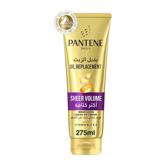 Pantene Pro-V Sheer Volume Oil Replacement Leave-On Cream, 275ml | B.8001090151858 (OEE-OEH-OEM)