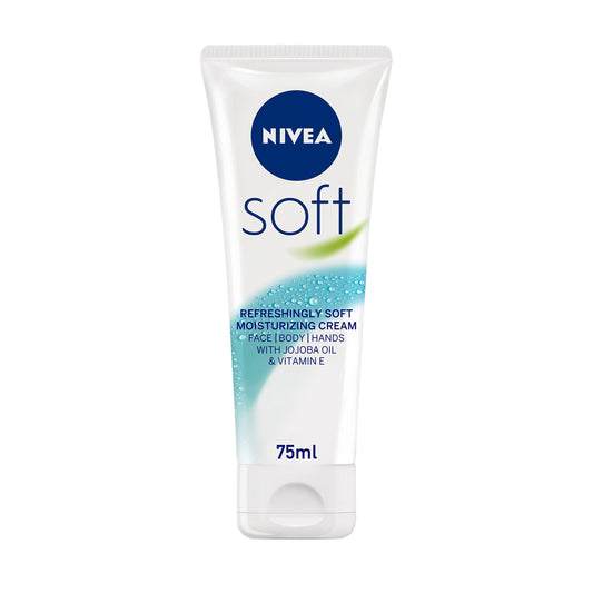 NIVEA Moisturising Cream, Soft Refreshing, Tube 75ml | B.20049214 (OSH/OOS/OOH-TX)