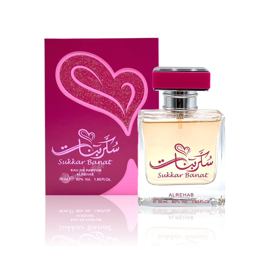 Sukkar Banat Al Rehab Perfume Spray Eau de Parfum Women - Oriental-Style | B.6281110099137 (NA/NI/EN-TX)