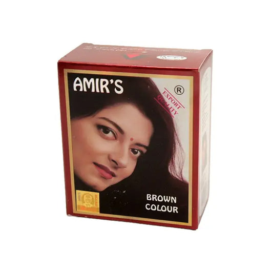 Amir'S Brown Henna 10g X 6 Pouches | B.20031231 (MH/MR/IS-TX)