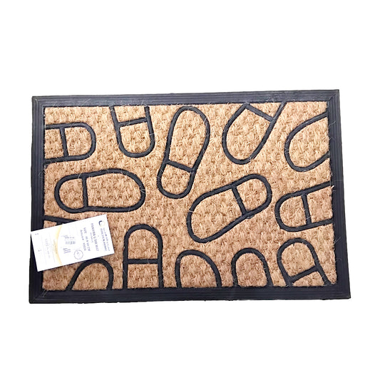 Panama Coir Mat Rectangle (Size-40x60cm)- Article 10020 | B.99942526 (OSS/OSH/OOS-TX)