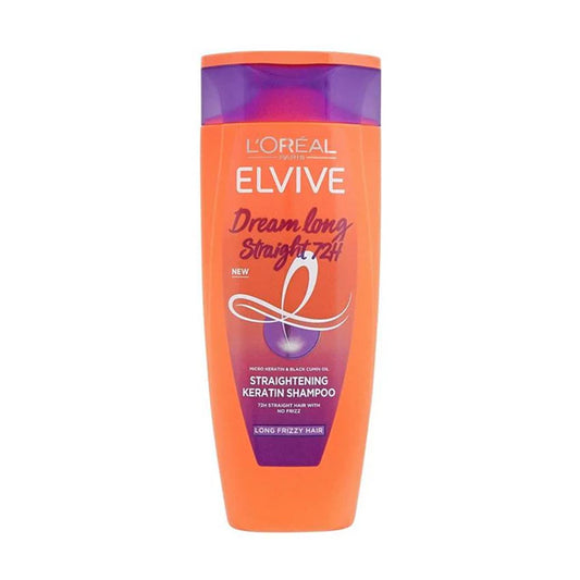 Loreal Paris Elvive Dream Long Straight 72H Straightening Keratin SHampoo 600ml | B.99895686 (OIR-NSE-NSM ( NNH-TX ))