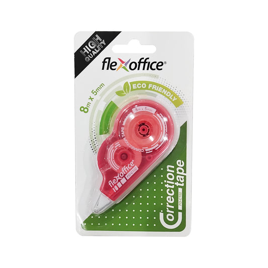 Flex Office Correction Tape 8m x 5mm  | B.8935219420030 (NE-NH-NR)