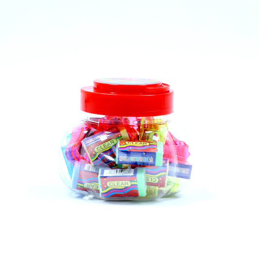 Pencil Sharpener & Eraser 30PCS Bottle | B.6956556654652 (SA-SR-SM-TX)