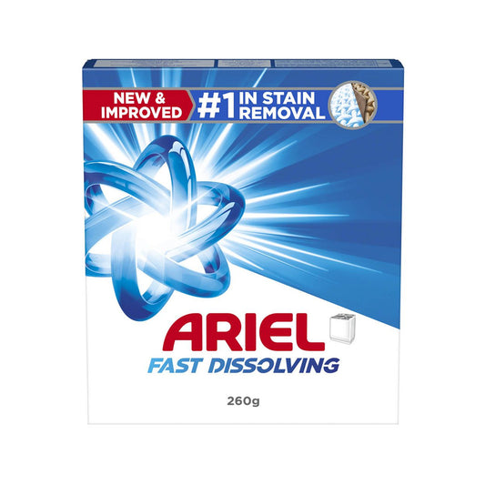 Ariel - Fast Dissolving Laundry Detergent Powder - 260 g | B.20047357 (ONO/ONE/ONH-TX)