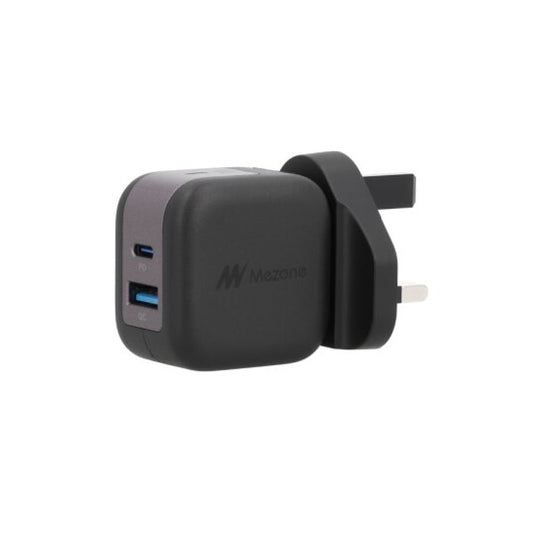 Mezone 2-port wall charger 30w mzwchs1bk (FB/BU/DT)