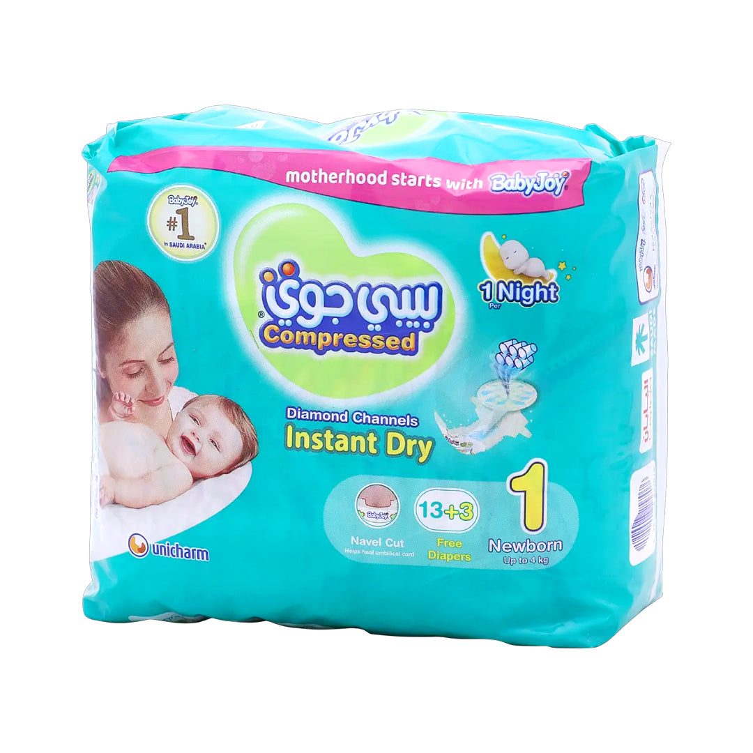 Baby Joy Size 1 13 Diaper+ 3 Free | B.6281008257076 (IS-IN -IH-TX)