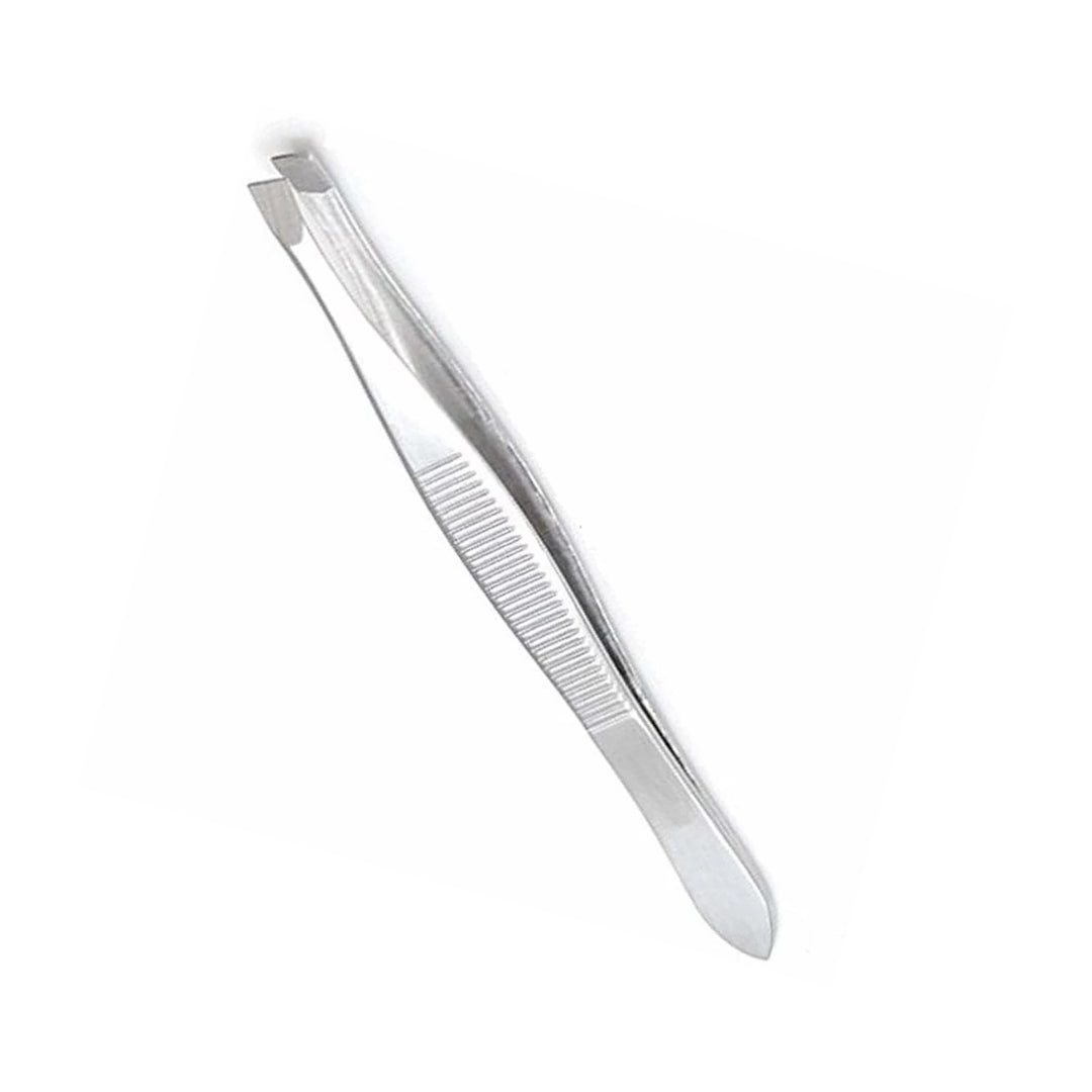 Planetone Stainless Steel Tweezer Eyebrow Plucker Slant Tip Puller | B.6931347130553 (SR/SM/SI-TX)