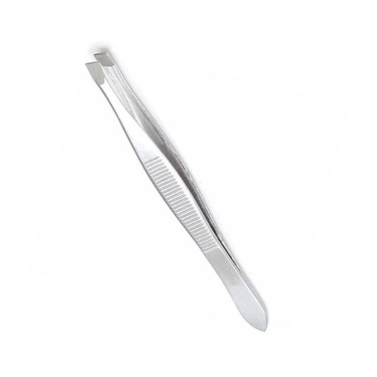 Planetone Stainless Steel Tweezer Eyebrow Plucker Slant Tip Puller | B.6931347130553 (SR/SM/SI-TX)