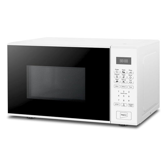 Impex 30L Digital Microwave Oven Stylish Push Button Glass Door Multiple Cooking menus,2 Years Warraty - 900 W MO 8102A White | B.8906126682491 (ECS-ECH-EHS)