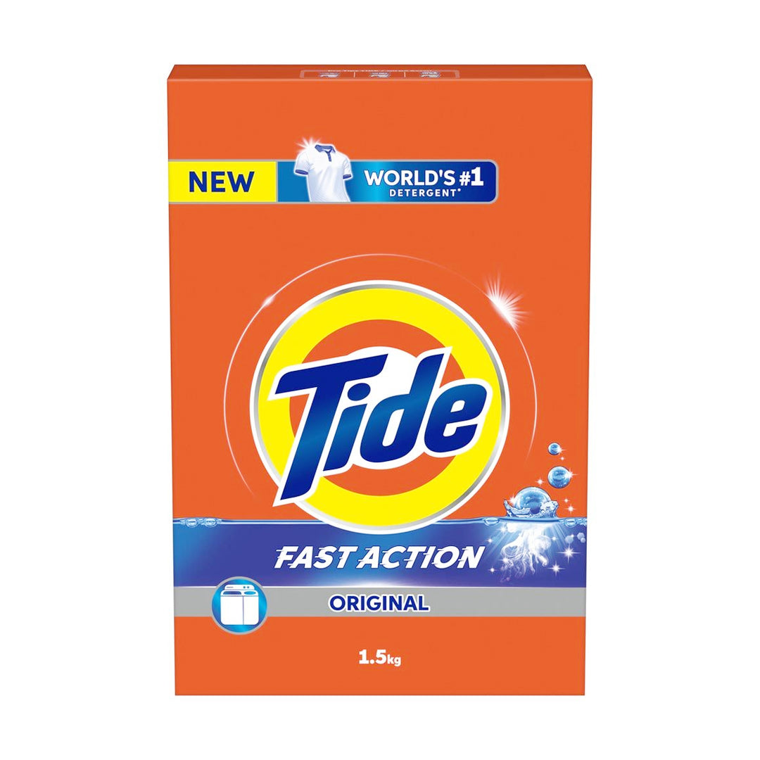 Tide Fast Action Laundry Detergent Powder, 1.5 KG | B.20047343 (MN/MH/TX)