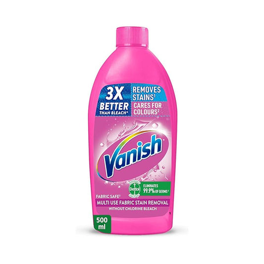 Vanish Fabric Stain Remover Liquid, Pink 495 ml | B.6295120037928 (AE-AH-AR)